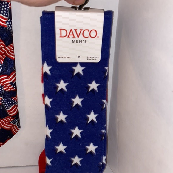 Roberto C American flag Hi/D ABC oh men’s patriotic socks - Picture 5 of 7